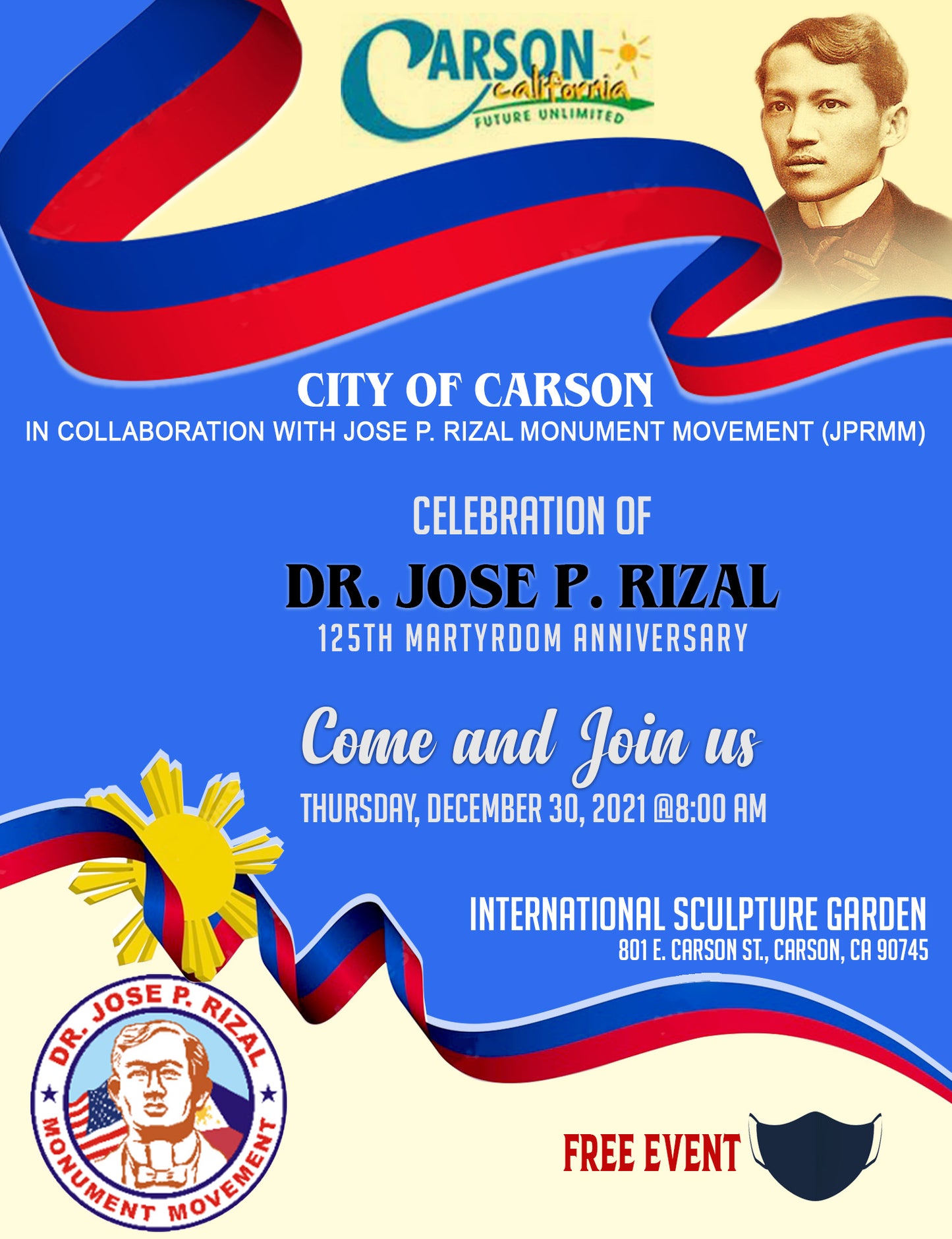 Dr. Jose P. Rizal’s Birthday - June 19, 2024